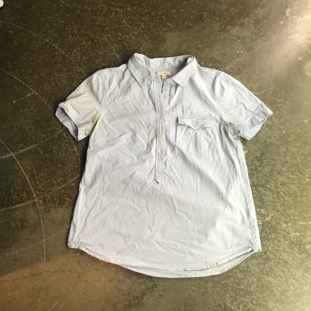 J.crew collard short sleeve button down
